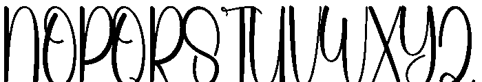 Summer Chelestine Font UPPERCASE