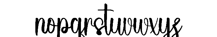 Summer Chelestine Font LOWERCASE