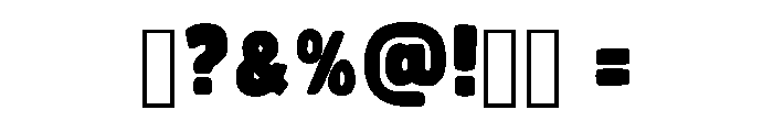 Summer Chiby Regular Font OTHER CHARS