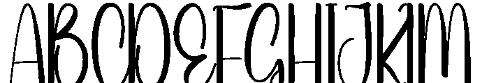 Summer Childa Font UPPERCASE