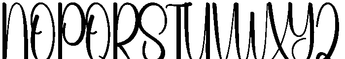 Summer Childa Font UPPERCASE