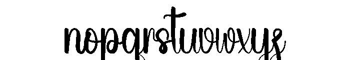 Summer Childa Font LOWERCASE