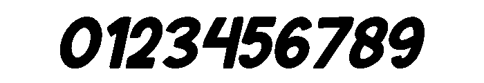 Summer Chunky Italic Font OTHER CHARS