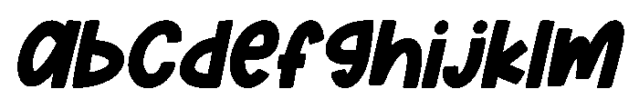 Summer Chunky Italic FONT