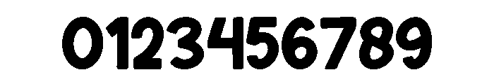 Summer Chunky Regular Font OTHER CHARS