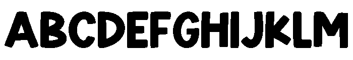 Summer Chunky Regular Font UPPERCASE
