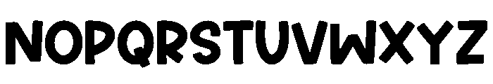Summer Chunky Regular Font UPPERCASE