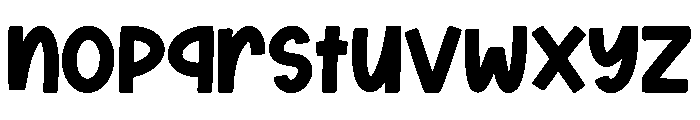 Summer Chunky Regular Font LOWERCASE