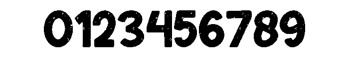 Summer Chunky Texture Font OTHER CHARS