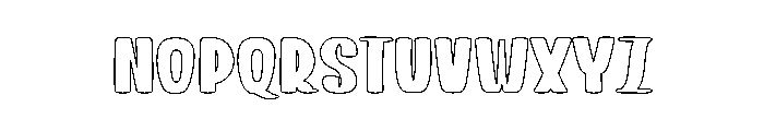 Summer City Font UPPERCASE
