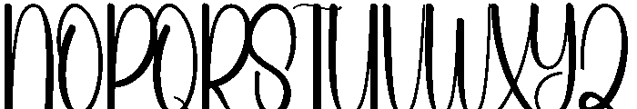 Summer Citydate Font UPPERCASE