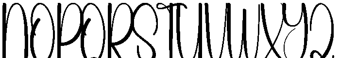 Summer Crumbs Font UPPERCASE