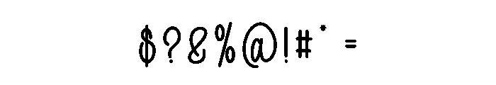 Summer Dating Font OTHER CHARS