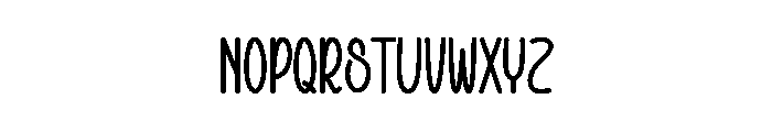 Summer Dating Font LOWERCASE
