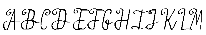 Summer Day Regular Font UPPERCASE