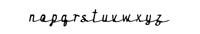 Summer Day Regular Font LOWERCASE