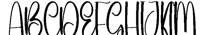 Summer Delphian Font UPPERCASE