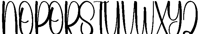 Summer Delphian Font UPPERCASE