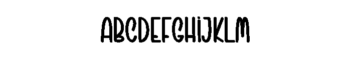 Summer Deutsch Font UPPERCASE