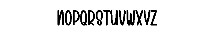 Summer Deutsch Font LOWERCASE