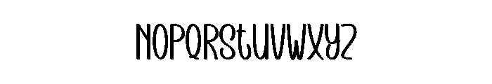 Summer Dignity Font UPPERCASE