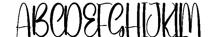 Summer Diligent Font UPPERCASE