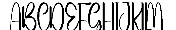 Summer Dreamy Font UPPERCASE