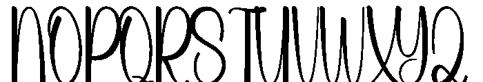 Summer Dreamy Font UPPERCASE