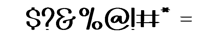 Summer Eclipse Font OTHER CHARS
