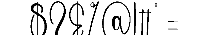 Summer Elarique Font OTHER CHARS