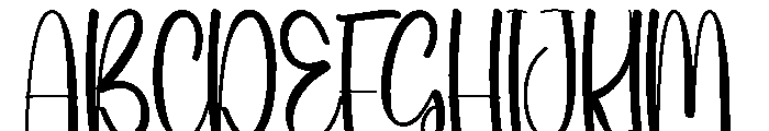 Summer Elarique Font UPPERCASE