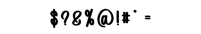 Summer Foods Font OTHER CHARS