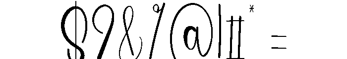 Summer Freshline Font OTHER CHARS