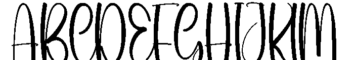 Summer Freshline Font UPPERCASE