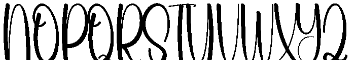 Summer Freshline Font UPPERCASE