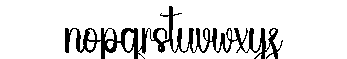 Summer Freshline Font LOWERCASE