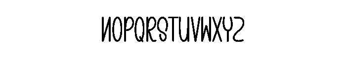 Summer Friends Font LOWERCASE