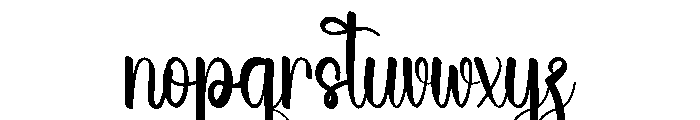 Summer Geometry Font LOWERCASE