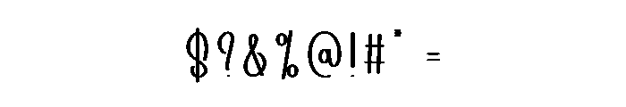 Summer Ghosting Font OTHER CHARS