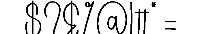Summer Graduating Font OTHER CHARS