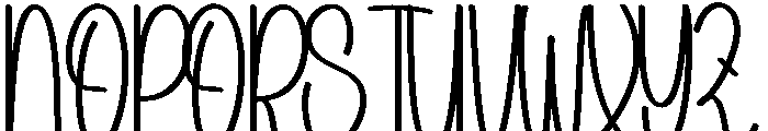 Summer Graduating Font UPPERCASE