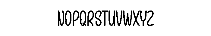 Summer Greating Font LOWERCASE