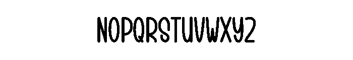 Summer Grinch Font LOWERCASE