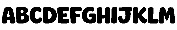 Summer Hole Font Font UPPERCASE