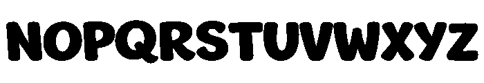 Summer Hole Font Font UPPERCASE