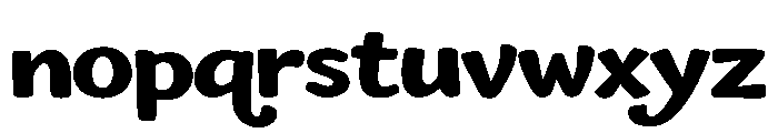 Summer Hole Font Font LOWERCASE