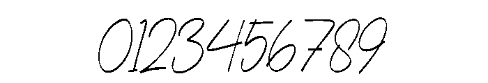 Summer Italic Font OTHER CHARS