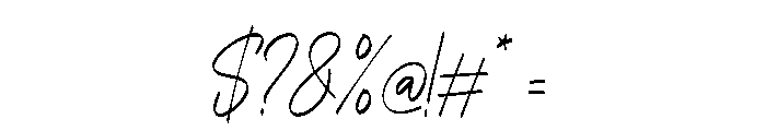 Summer Italic Font OTHER CHARS