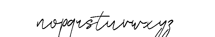 Summer Italic Font LOWERCASE