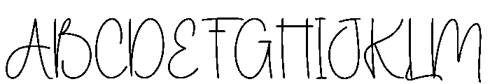 Summer Kitchen Font UPPERCASE